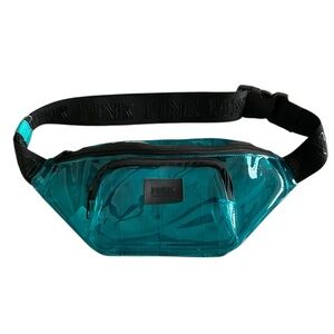 “PINK” VICTORIA SECRET Women’s 12” Transparent Fanny Pack Belt Bag Blue